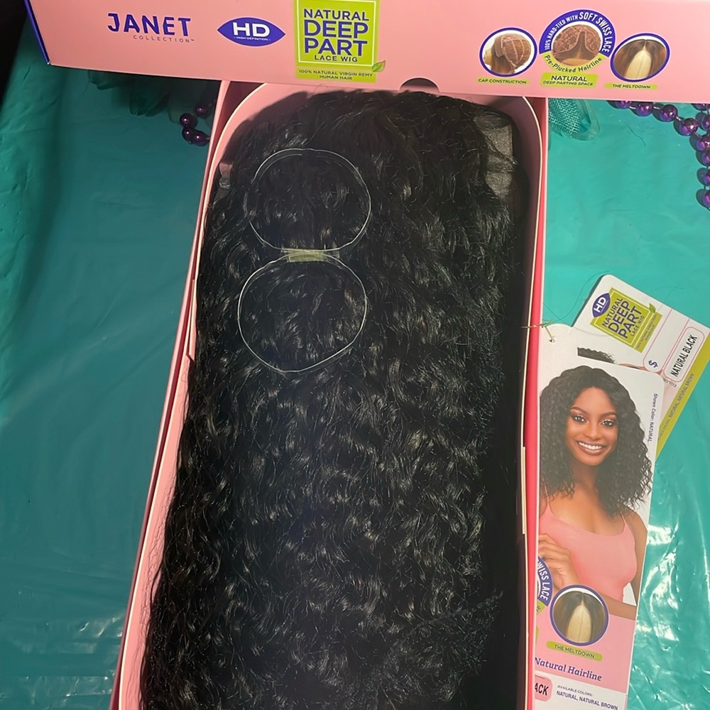 Janet Collection Human Hair Remy Wig - Picture 2 of 12